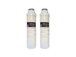 Pack de 2 filtres doubles pour osmoseur autonome 3 (PP+carbon)