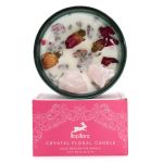 Bougie Magique en Cristal avec Fleurs et Gemmes de Hop Hare - Les Amoureux