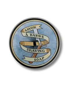 Savon barbe mentholé - boîte métal - 100 gr