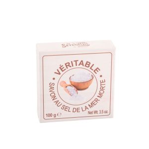 Savon rond au sel blanc de la mer morte - 100 g