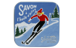 Savon boîte métal - ski de piste - 155 gr