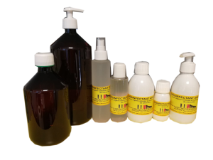 Désinfectant pour les mains avec gel -citron