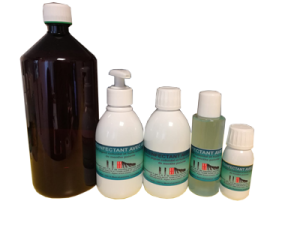 Désinfectant pour les mains avec gel - menthe