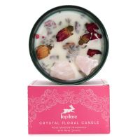 Bougie Magique en Cristal avec Fleurs et Gemmes de Hop Hare - Les Amoureux