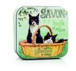 Savons boîtes métal - Les chats 1 - 3 x 100 gr