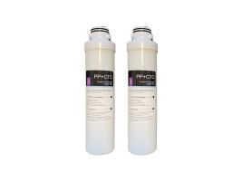 Pack de 2 filtres doubles pour osmoseur autonome 3 (PP+carbon)