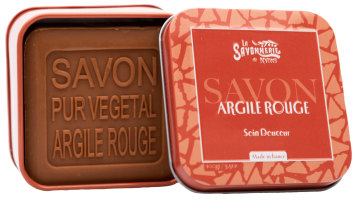Savon à l'argile rouge - 100 gr