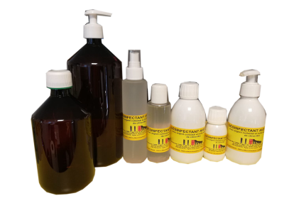 Désinfectant pour les mains avec gel -citron