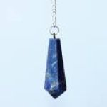 Pendule à bâton hexagonal Lapis Lazuli