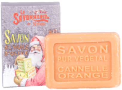 Savon d'invités - Père Noël - cannelle-orange - 25 gr