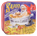 Savon boîte métal - Père Noël dans son bain - 155 gr